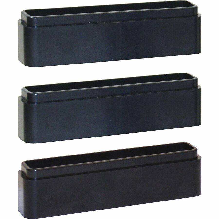 DAC Monitor Riser Leg Blocks - 6" Width x 1.5" Depth x 1.2" Height - Stackable, Comfortable - Black