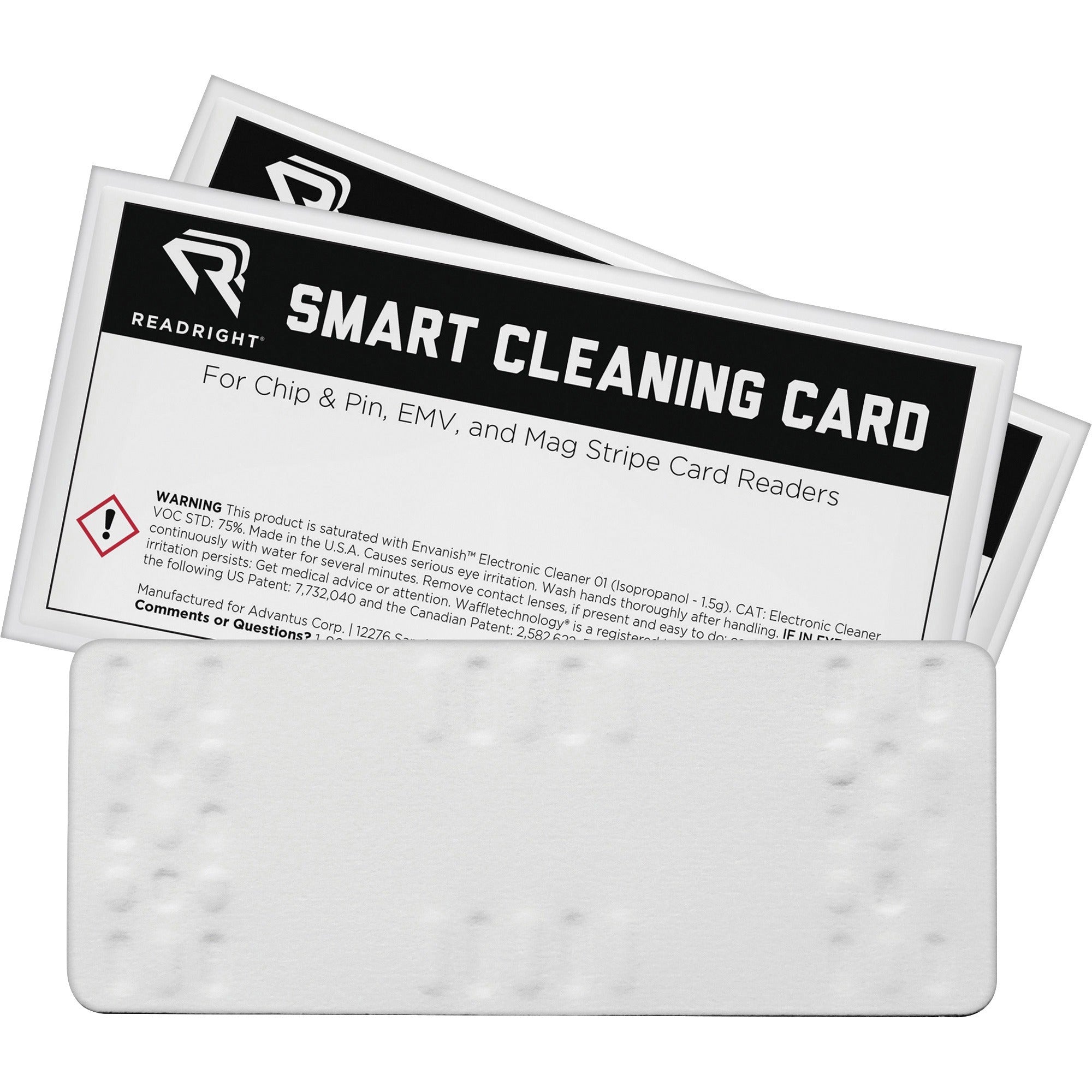 Smart Cleaning Card with Waffletechnology, 10/Box