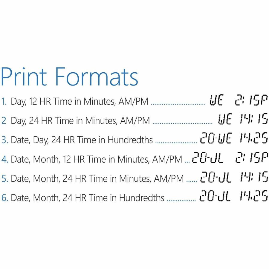 Lathem 2100HD Heavy Duty Thermal Print Time Clock - Card Punch/Stamp - Digital - Day, Date, Month Record Time