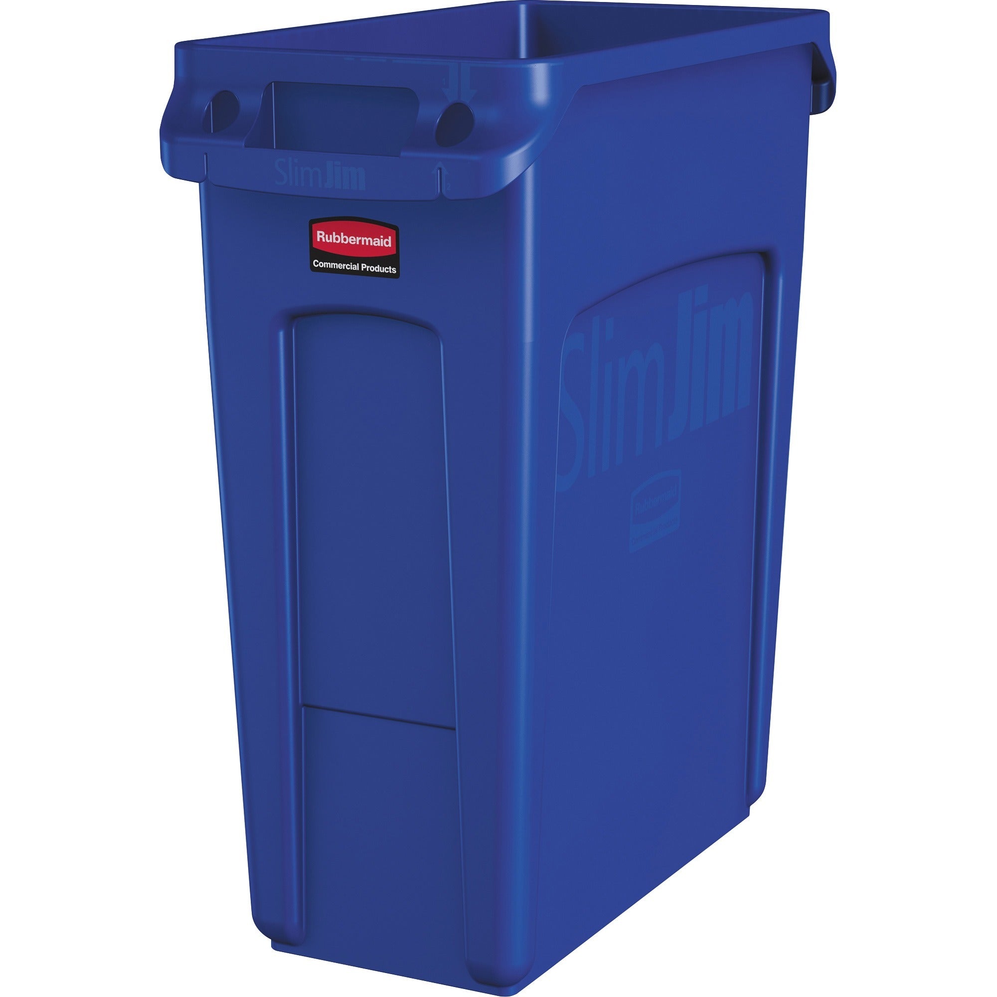 rubbermaid-commercial-slim-jim-vented-container-16-gal-capacity-rectangular-durable-vented-sturdy-weather-resistant-handle-lightweight-25-height-x-11-width-blue-1-each_rcp1971257 - 1