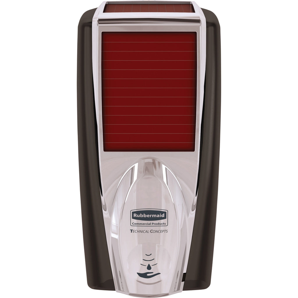rubbermaid-commercial-lumecell-autofoam-dispenser-automatic-116-quart-capacity-touch-free-black-chrome-1each_rcp1980826 - 1