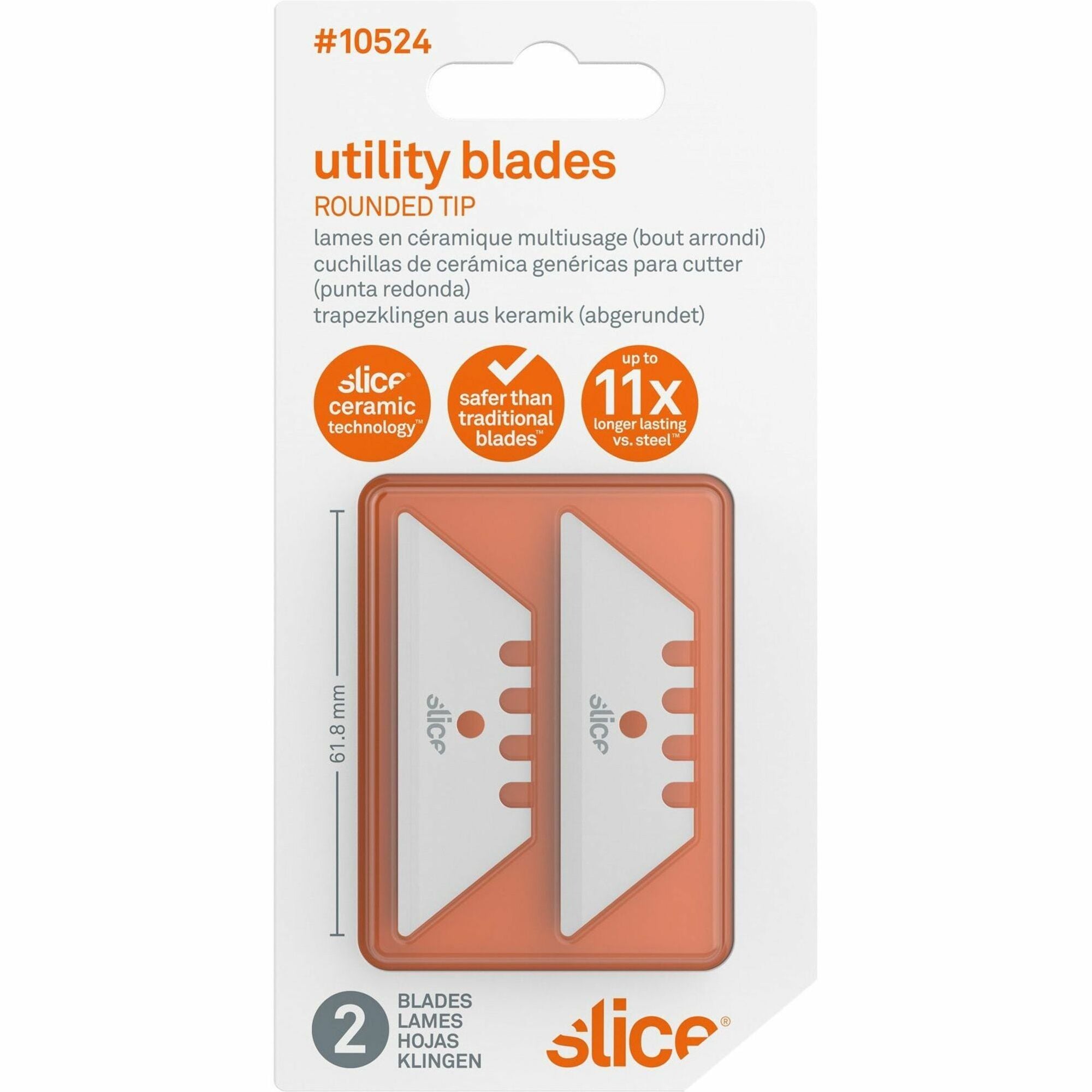 slice-replacement-ceramic-utility-blades-240-length-non-conductive-non-magnetic-rust-resistant-reversible-non-sparking-zirconium-oxide-2-pack-white_sli10524 - 1