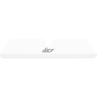 Slice Rounded Tip Ceramic Utility Blades - 2.60" Length - Non-conductive, Non-magnetic, Rust Resistant, Reversible, Non-sparking - Zirconium Oxide - 3 / Pack - White