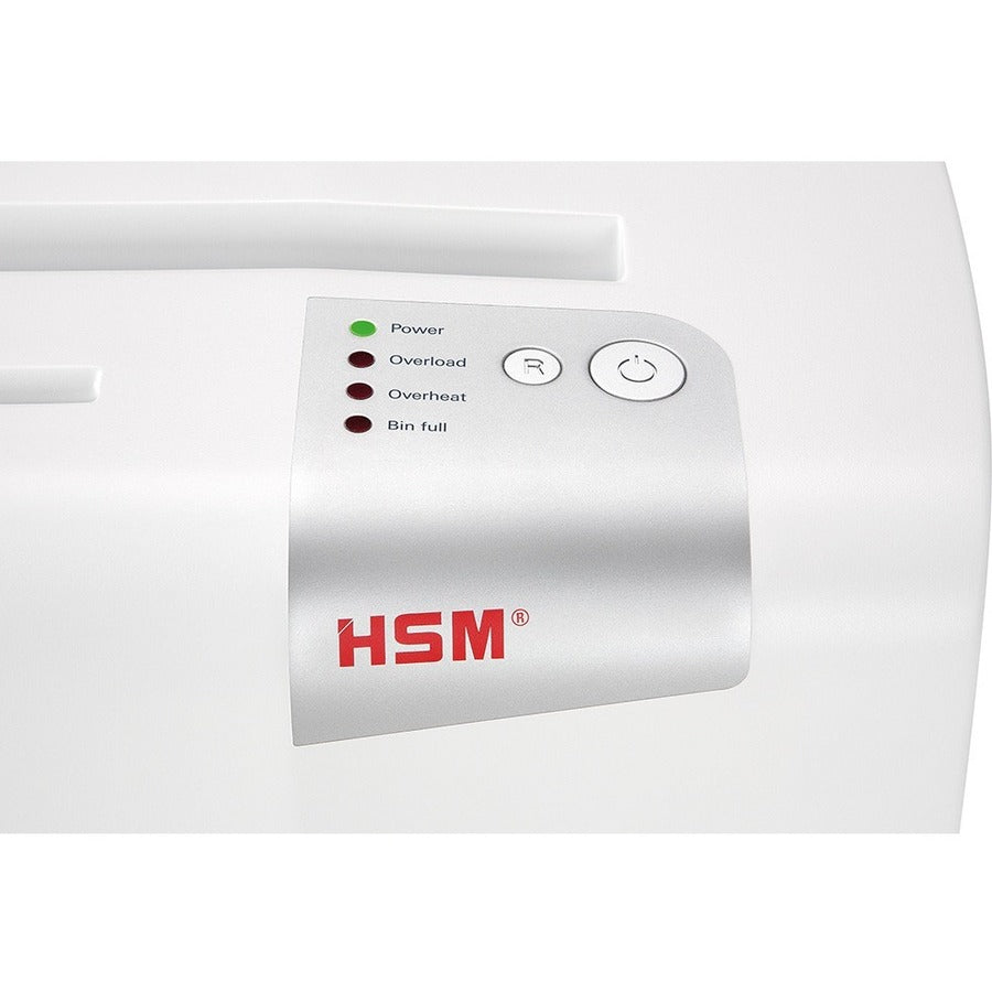 HSM shredstar X10 - 3/16" x 1 1/8" + Sep. CD Cutting Unit - Particle Cut - 10 Per Pass - for shredding CD, DVD, Paper, Staples, Paper Clip, Credit Card - 0.188" x 1.125" Shred Size - P-4/O-1/T-2/E-2/F-1 - 8.66" Throat - 5.30 gal Wastebin Capacity - W