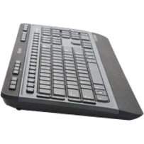 Verbatim Wireless Multimedia Keyboard and 6-Button Mouse Combo - Black - USB Type A Wireless RF - Black - USB Type A Wireless RF - Optical - 6 Button - Scroll Wheel - Black - Multimedia Hot Key(s) - AA, AAA - Compatible with Windows, Mac OS, Linux -