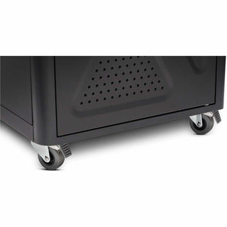 Kensington AC12 Security Charging Cabinet - Universal Device - 4 Casters - x 16.5" Width x 23.2" Depth x 28.1" Height - Black - For 12 Devices - 1 Each