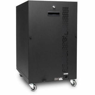 Kensington AC12 Security Charging Cabinet - Universal Device - 4 Casters - x 16.5" Width x 23.2" Depth x 28.1" Height - Black - For 12 Devices - 1 Each
