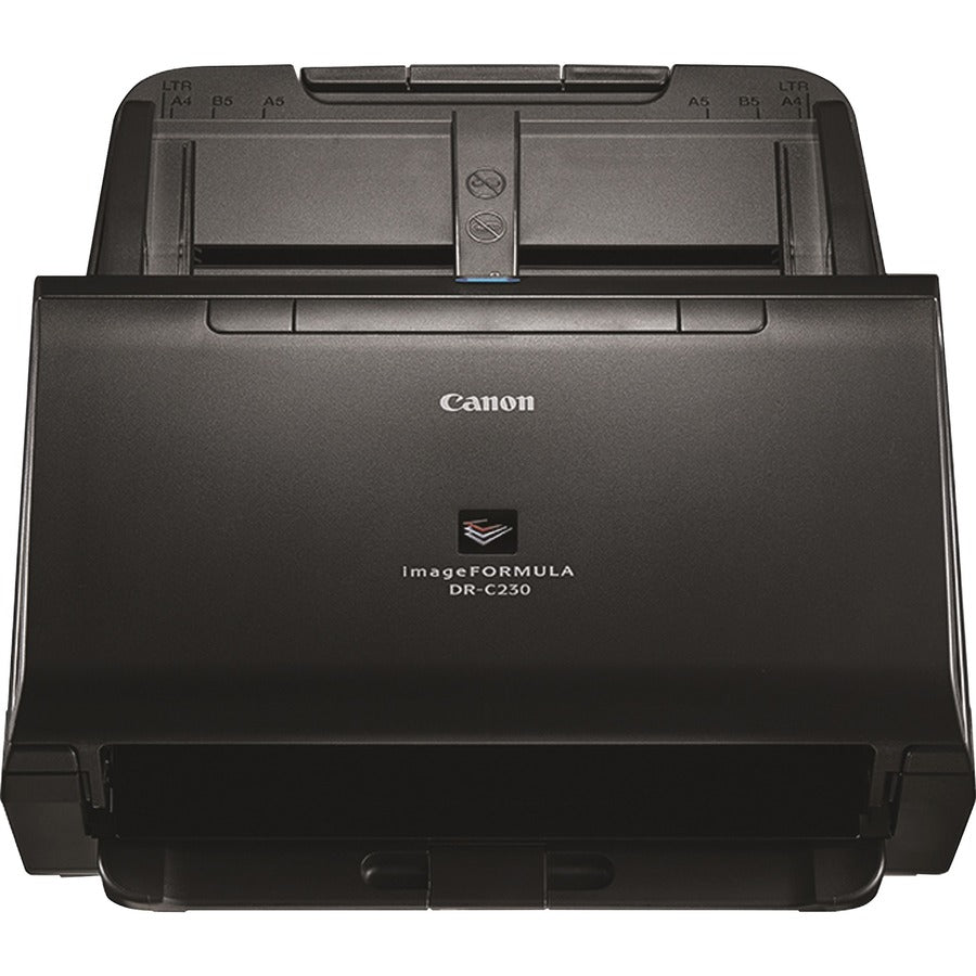Canon imageFORMULA DR-C230 Sheetfed Scanner - 600 dpi Optical - 24-bit Color - 8-bit Grayscale - 30 ppm (Mono) - 30 ppm (Color) - Duplex Scanning