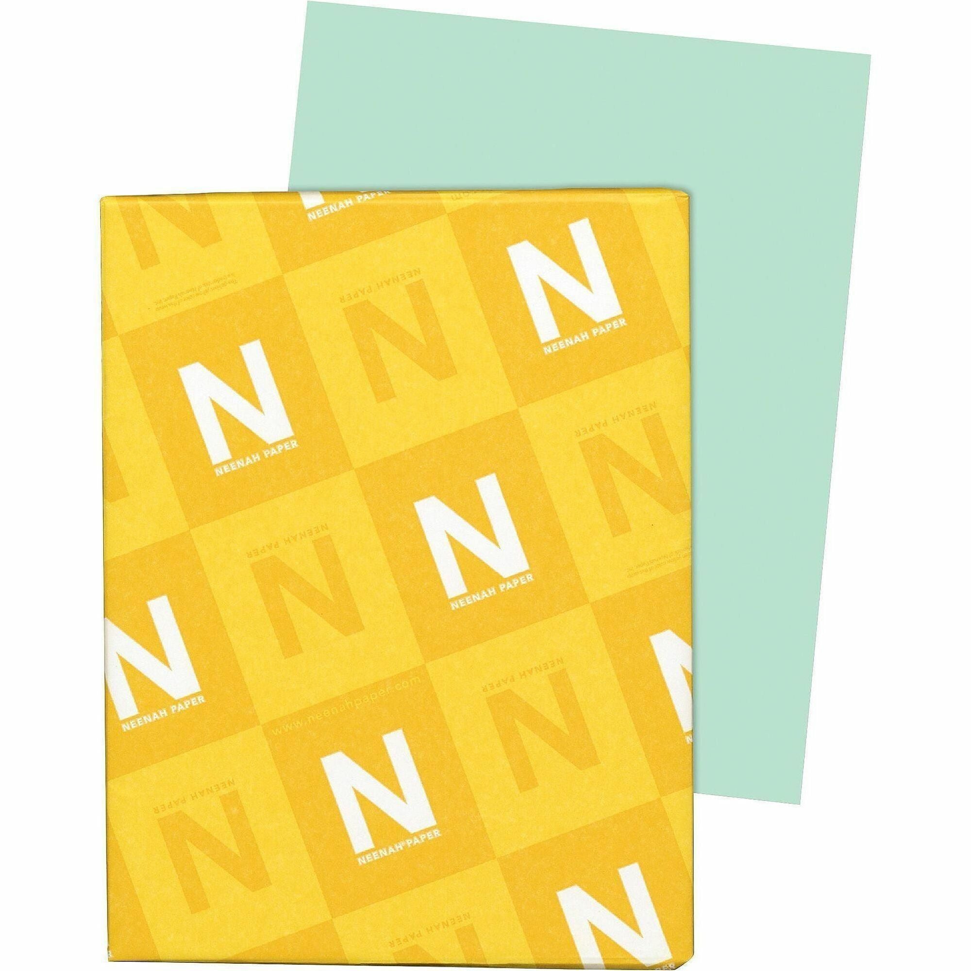 Wausau Paper - Exact Vellum Bristol Cover Stock, 67 lbs., 8-1/2 x 11, Green, 250 Sheets, Sold as 1 PK