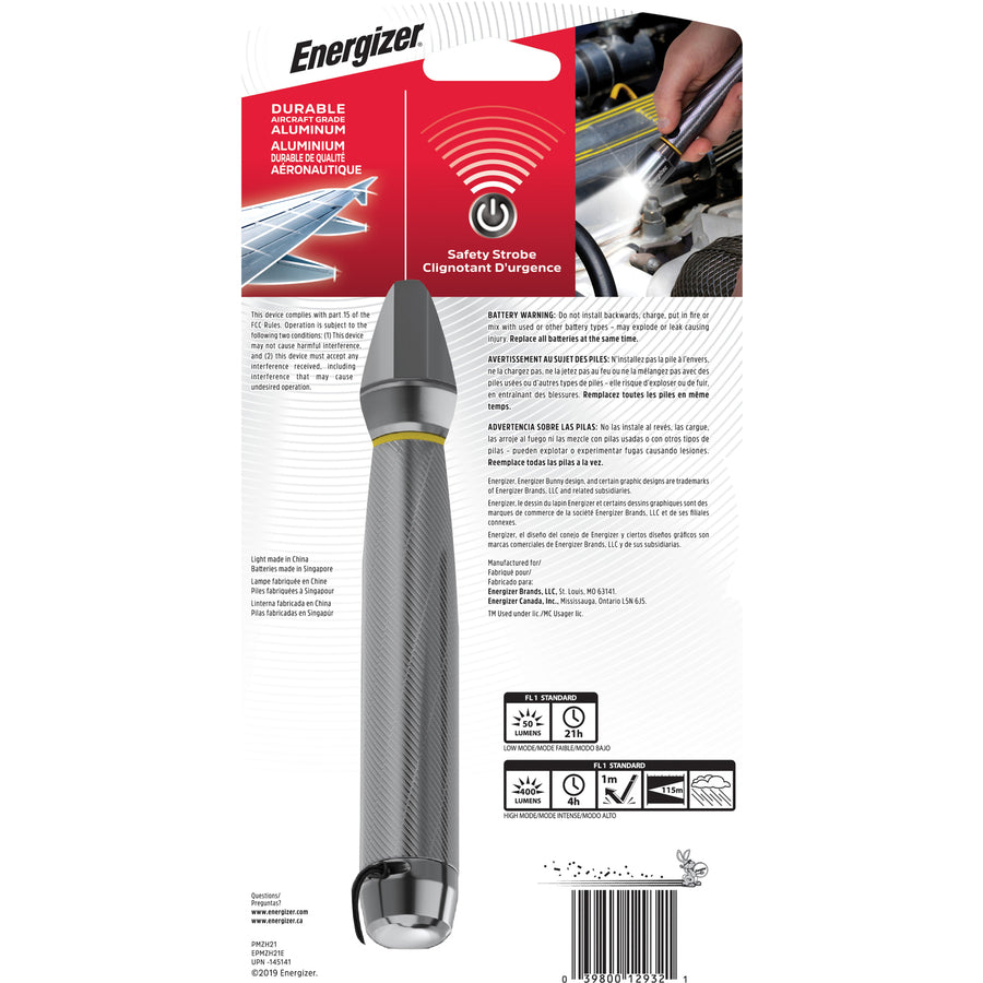 energizer-vision-hd-performance-metal-flashlight-with-digital-focus-led-400-lm-lumen-2-x-aa-battery-metal-water-resistant-chrome_eveepmzh21e - 3