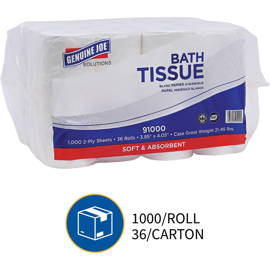 genuine-joe-solutions-double-capacity-bath-tissue-2-ply-1000-sheets-roll-white-embossed-for-bathroom-2016-pallet_gjo91000pl - 7