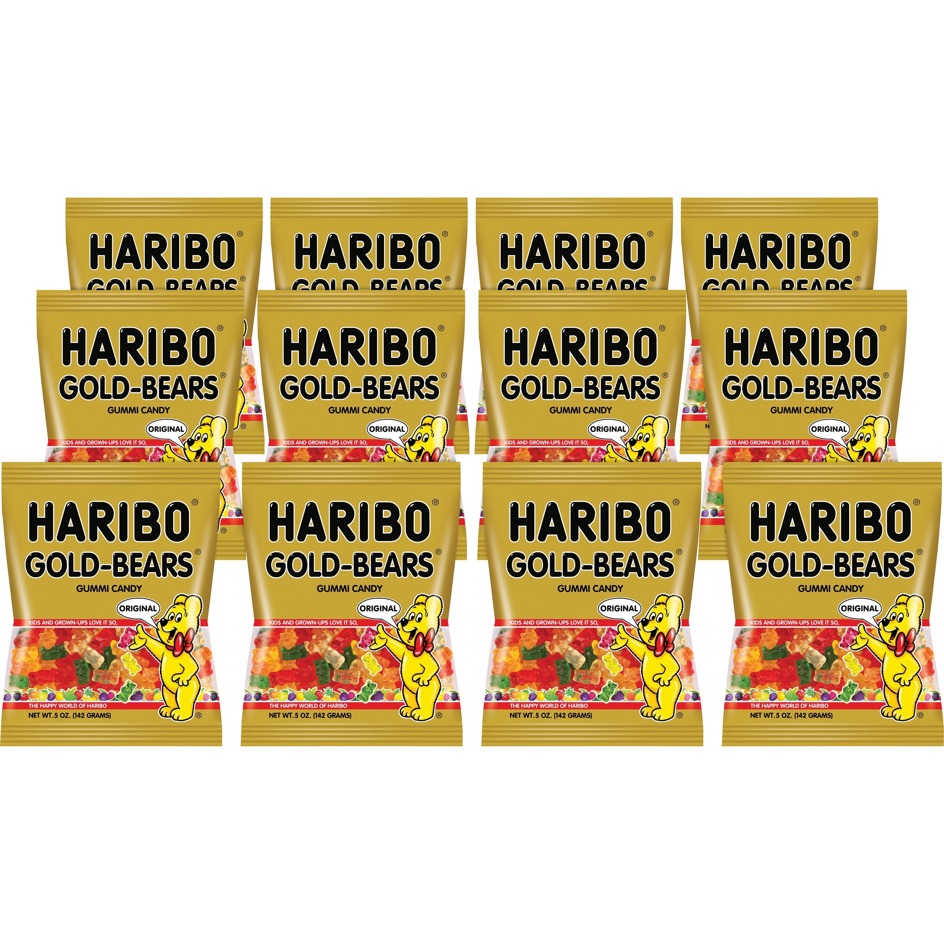 haribo-gold-bears-gummi-candy-lemon-orange-pineapple-raspberry-strawberry-050-oz-12-carton_hrb30220 - 1