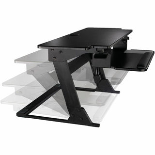 Precision Standing Desk, 42" x 23.2" x 6.2" to 20", Black