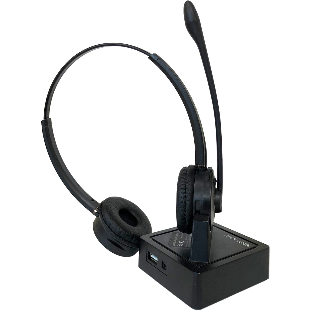 Spracht ZuM Maestro BT HS-2051 Headset - Stereo - Wireless - Bluetooth - 32.8 ft - Over-the-head - Binaural - Noise Cancelling, Echo Cancelling Microphone