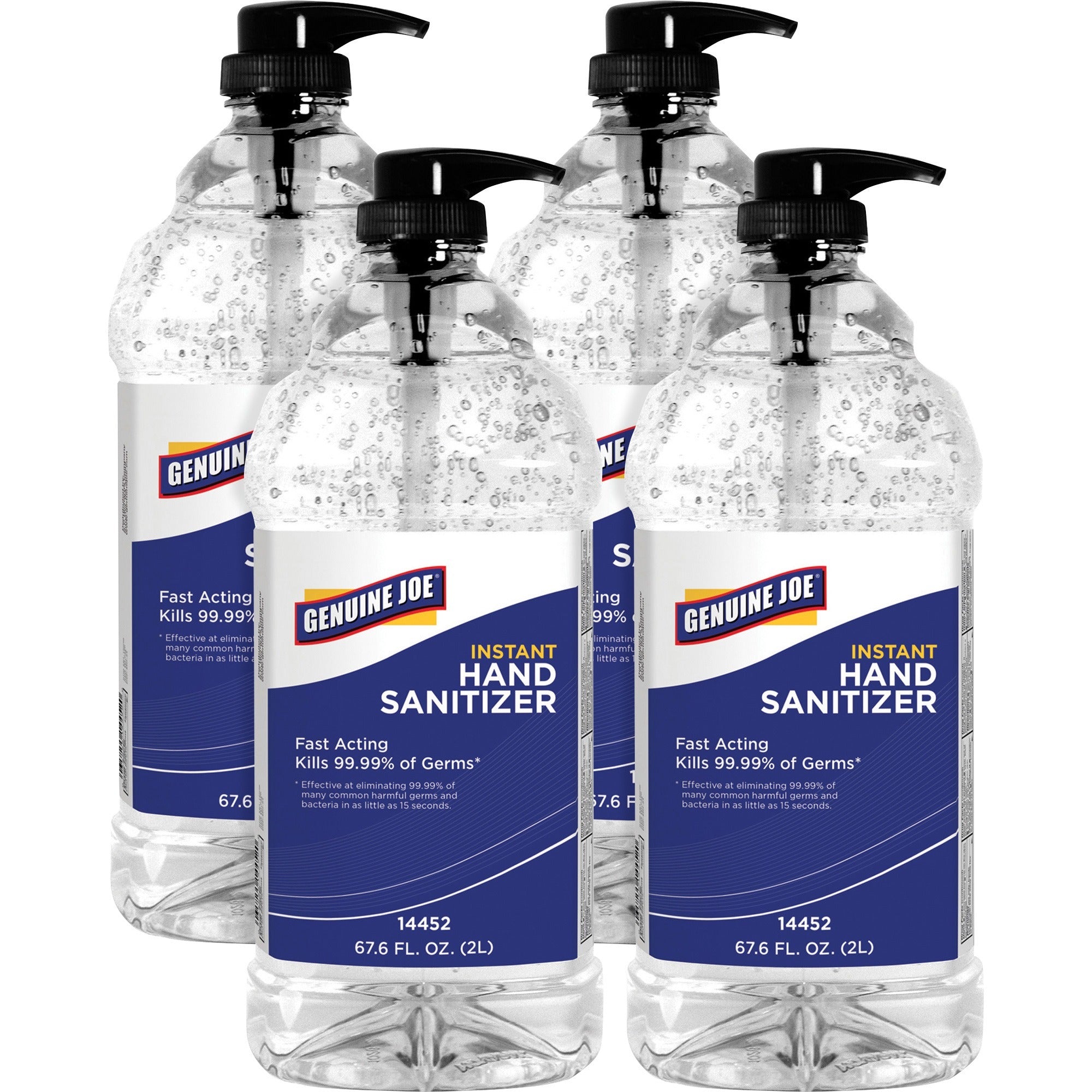 genuine-joe-hand-sanitizer-fresh-citrus-scent-676-fl-oz-19992-ml-kill-germs-bacteria-remover-hand-moisturizing-clear-hygienic-fast-acting-non-drying-4-carton_gjo14452ct - 1