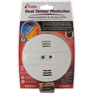 kidde-dual-sensor-smoke-alarm-9-v-audible-visual-white_kid21007385n - 3