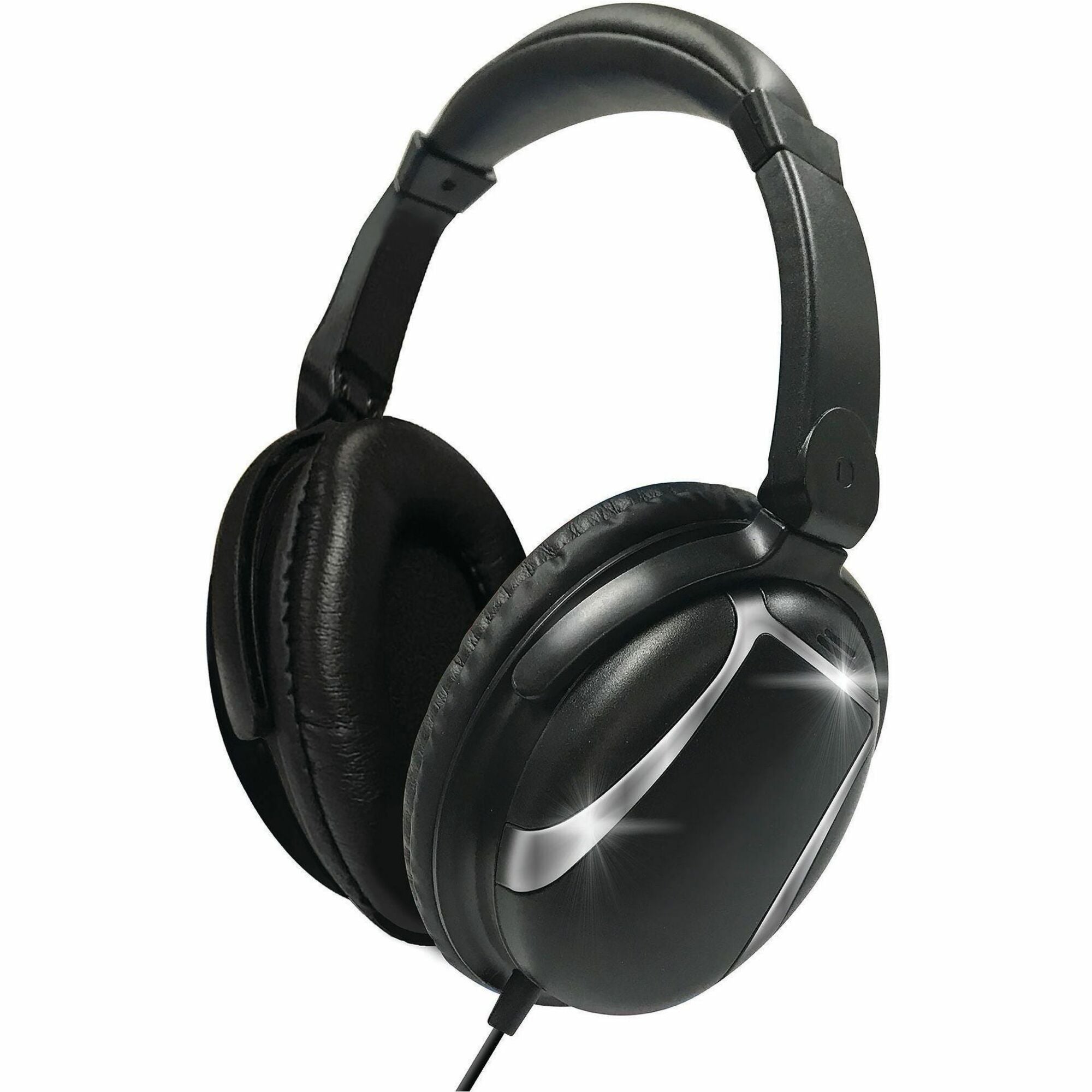 Bass 13 Headphone with Mic, 4 ft Cord, Black