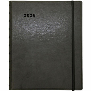 Soft Touch 17-Month Planner, 10.88 x 8.5, Black Cover, 17-Month (Aug to Dec): 2023 to 2024