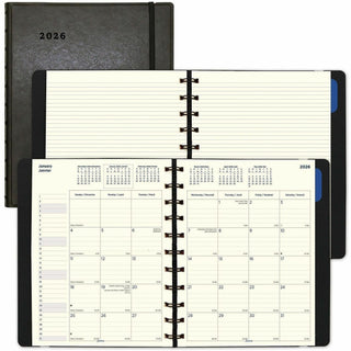 Soft Touch 17-Month Planner, 10.88 x 8.5, Black Cover, 17-Month (Aug to Dec): 2023 to 2024