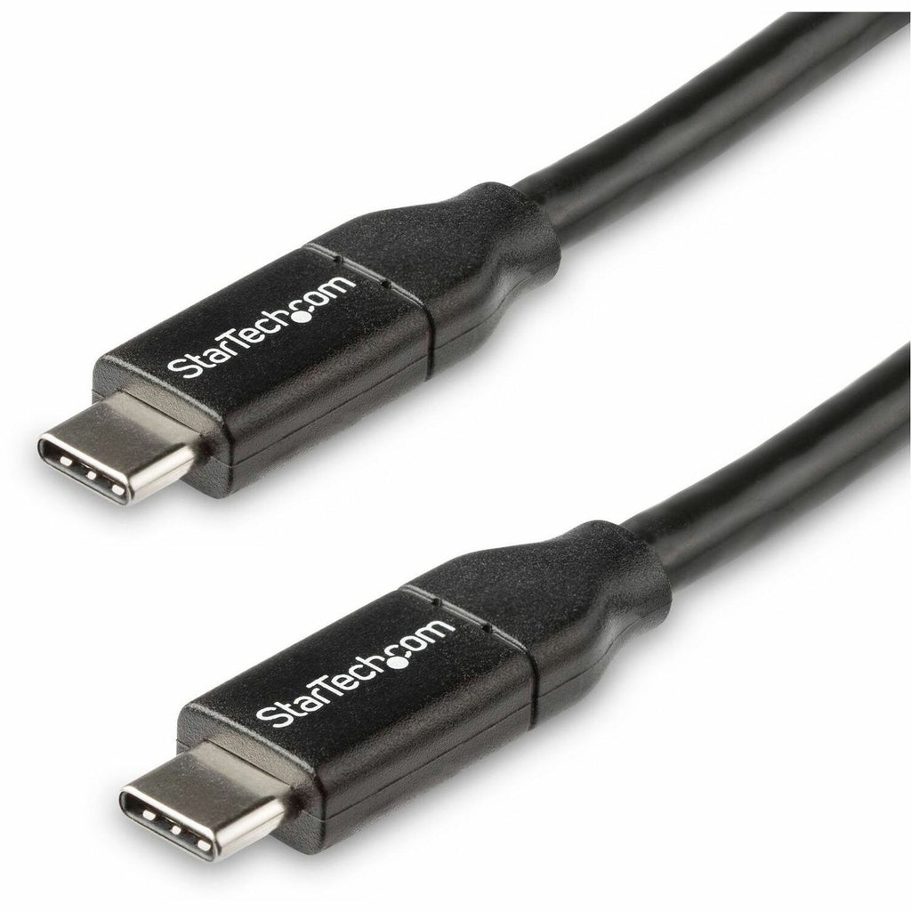 StarTech.com 0.5m USB C to USB C Cable w/ 5A PD - M/M - USB 2.0 - USB-IF Certified - USB Type C Cable - USB C Charging Cable - USB C PD Cable - Power your USB Type-C devices with reduced clutter - 0.5m USB-C to USB-C Cable - 0.5 m USB Type C Cable -