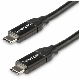StarTech.com 0.5m USB C to USB C Cable w/ 5A PD - M/M - USB 2.0 - USB-IF Certified - USB Type C Cable - USB C Charging Cable - USB C PD Cable - Power your USB Type-C devices with reduced clutter - 0.5m USB-C to USB-C Cable - 0.5 m USB Type C Cable -
