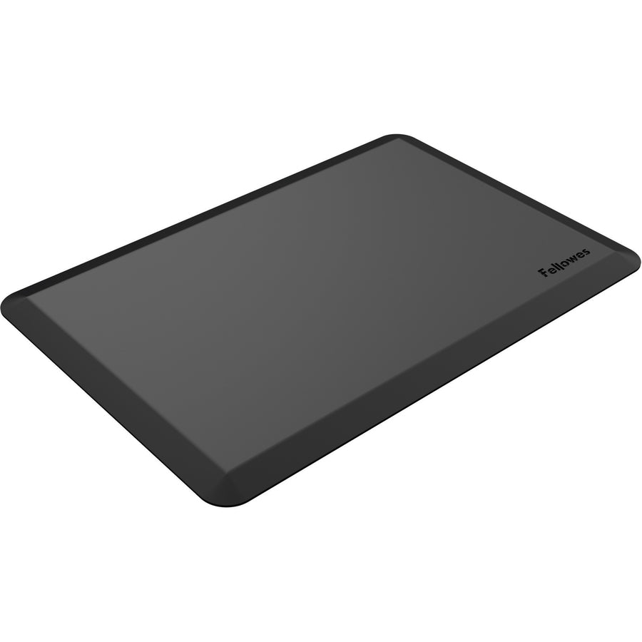 Anti-Fatigue Wellness Mat, Rectangular; Beveled Edges, 36 x 24, Black