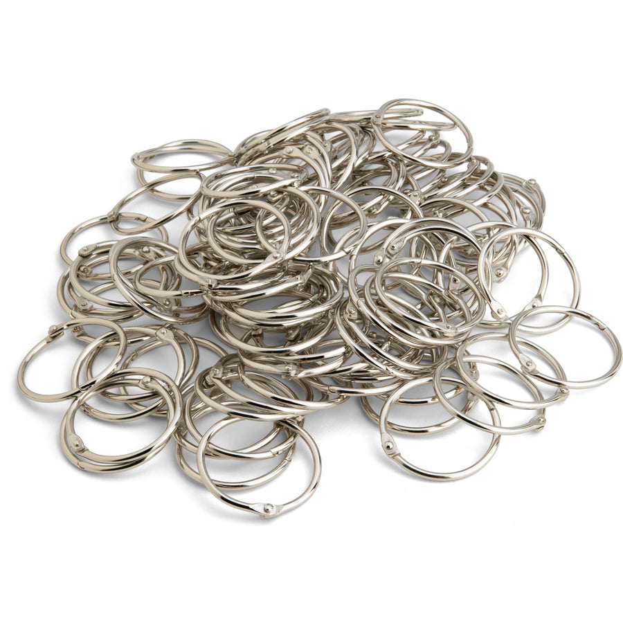 business-source-standard-book-rings-15-diameter-silver-nickel-plated-100-box_bsn01438 - 5