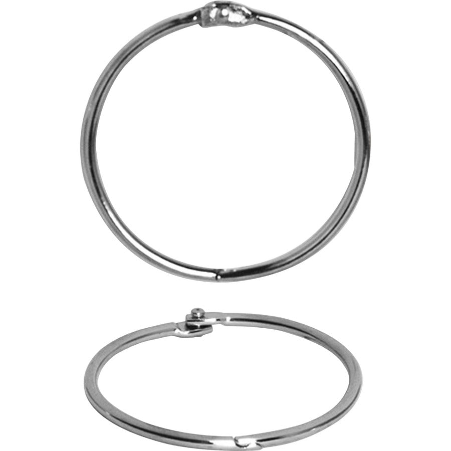 business-source-standard-book-rings-2-diameter-silver-nickel-plated-250-bundle_bsn01439bd - 2