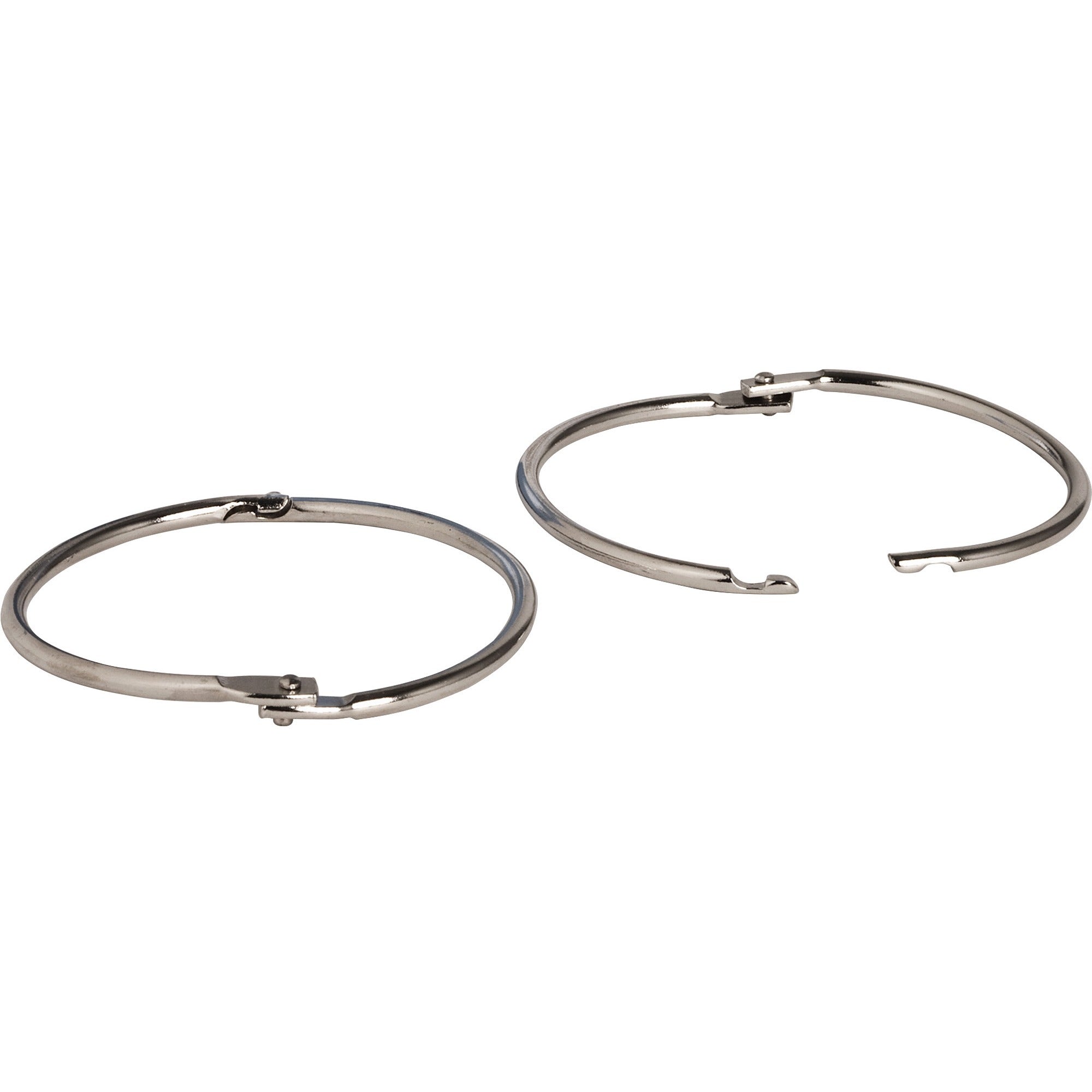 business-source-standard-book-rings-3-diameter-silver-nickel-plated-10-box_bsn01441 - 1