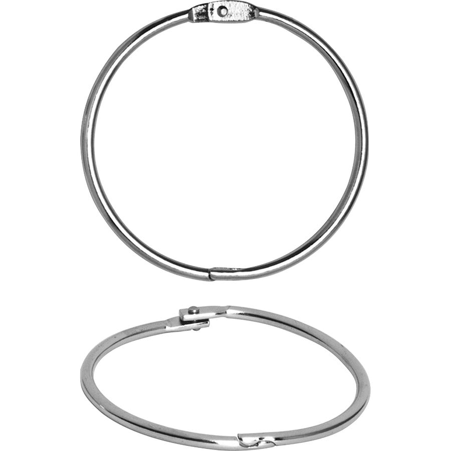 business-source-standard-book-rings-3-diameter-silver-nickel-plated-50-bundle_bsn01441bd - 3