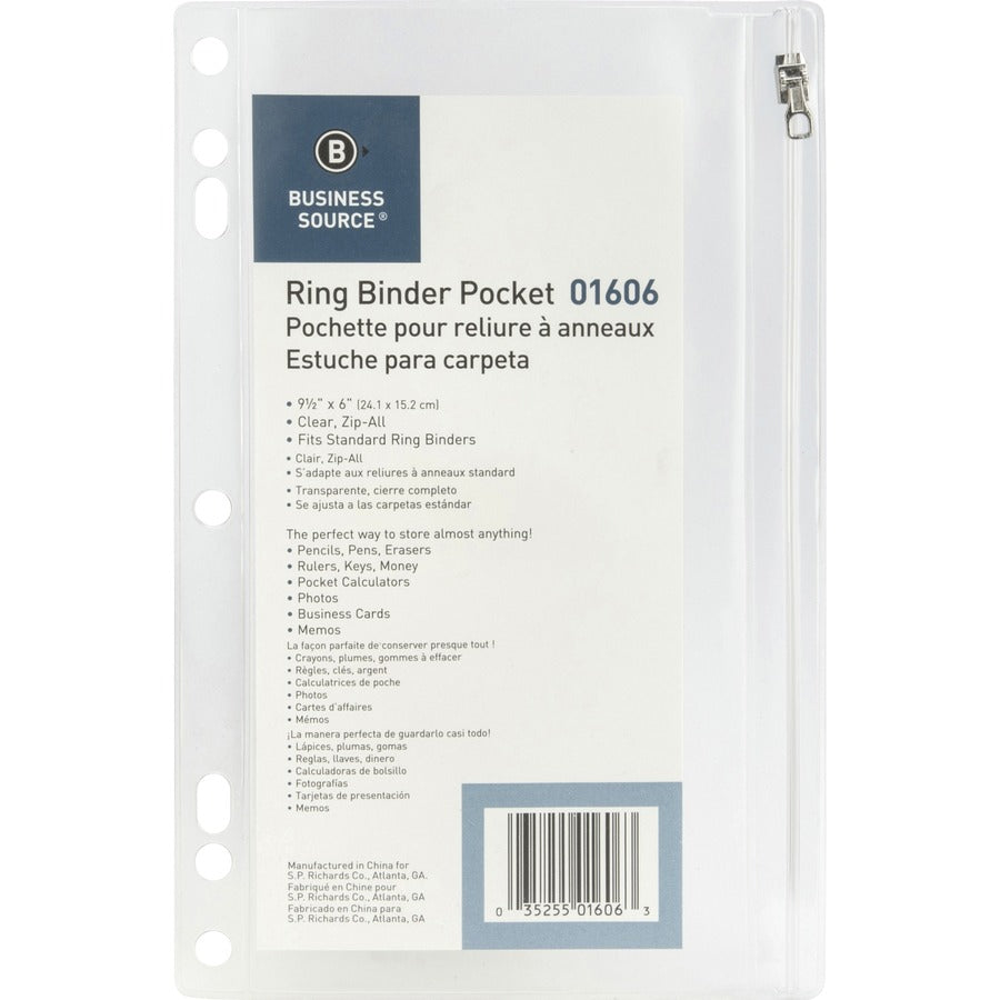 business-source-punched-economy-binder-pocket-95-height-x-6-width-7-x-holes-ring-binder-clear-plastic-24-box_bsn01606bx - 4