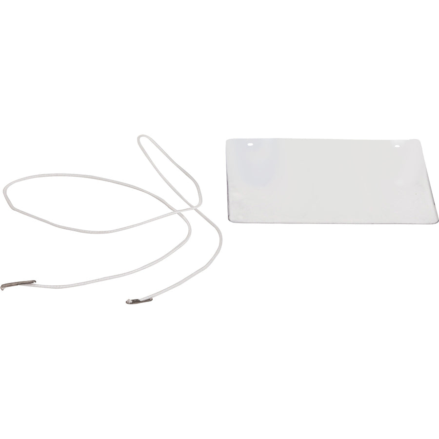 business-source-elastic-cord-hanging-name-badges-50-box-4-width-x-3-height-hanging-durable-reusable-plastic-white-clear_bsn01615 - 3