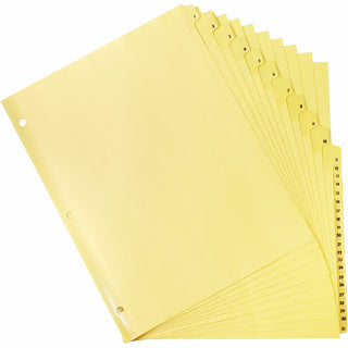 Business Source Preprinted 1-31 Tab Index Dividers - Printed Tab(s) - Digit - 1-31 - 31 Tab(s)/Set - 8.5" Divider Width x 11" Divider Length - Letter - 3 Hole Punched - Buff Buff Paper Divider - Buff Plastic Tab(s) - 31 / Set