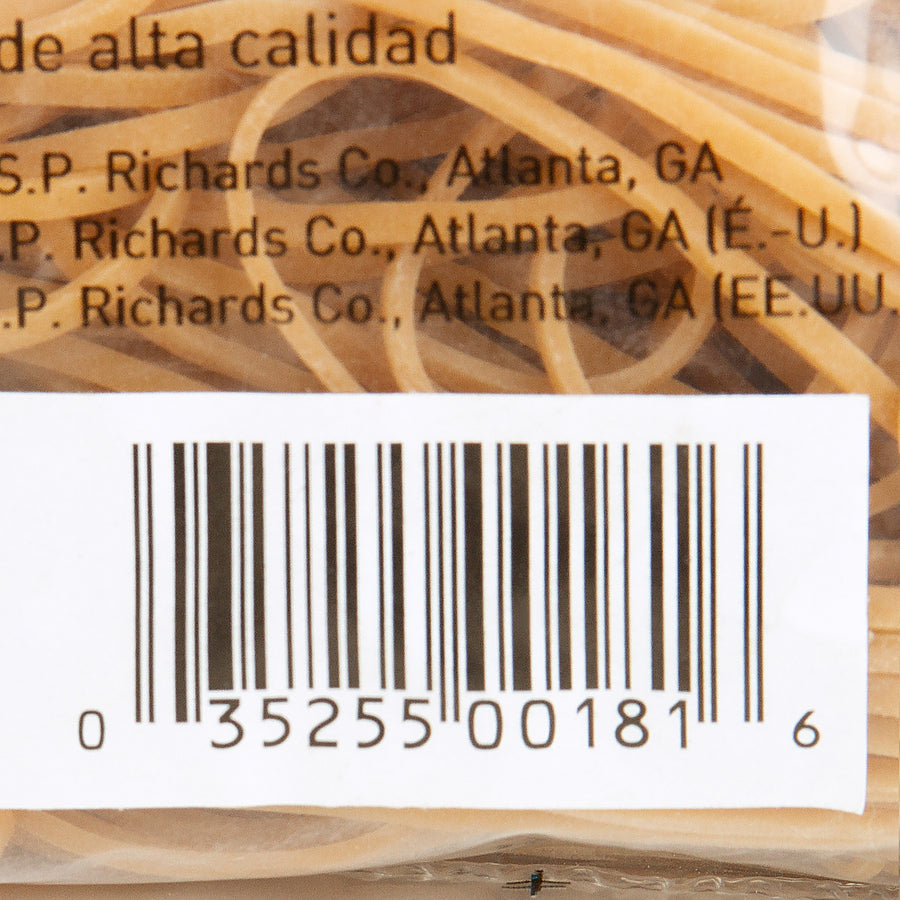 Business Source Rubber Bands - Size: #19 - 3.5" Length - 62 mil Thickness - 425 / Pack - Natural