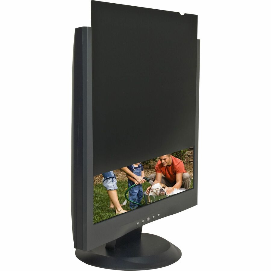 Business Source 19" Monitor Blackout Privacy Filter Black - For 19"LCD Monitor - 5:4 - Damage Resistant - Anti-glare - 1 Pack