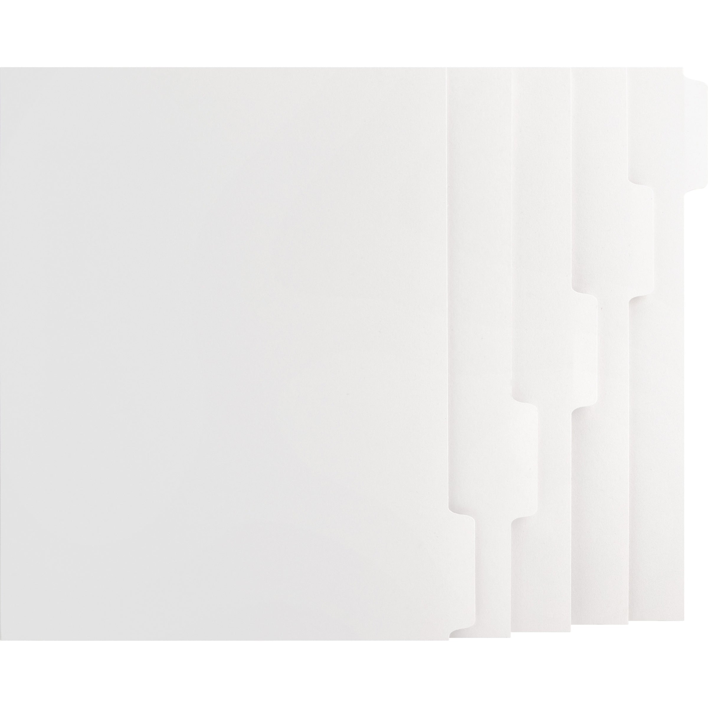 business-source-tab-printer-economy-index-dividers-print-on-tabs-5-tabs-set-85-divider-width-x-11-divider-length-letter-white-divider-white-tabs-50-box_bsn21000 - 1