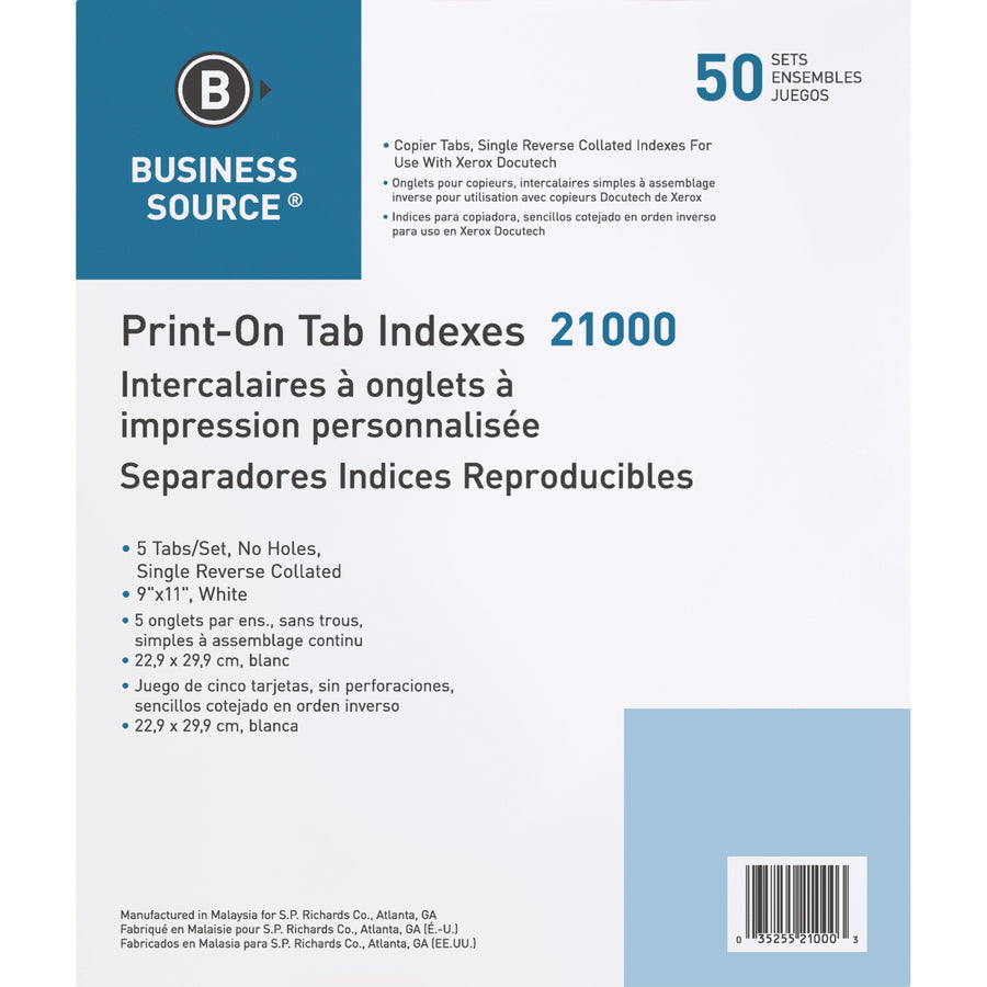 business-source-tab-printer-economy-index-dividers-print-on-tabs-5-tabs-set-85-divider-width-x-11-divider-length-letter-white-divider-white-tabs-50-box_bsn21000 - 6