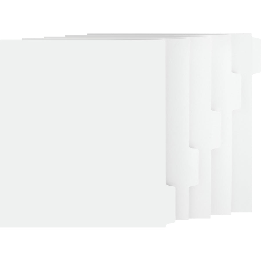 business-source-tab-printer-economy-index-dividers-print-on-tabs-5-tabs-set-85-divider-width-x-11-divider-length-letter-white-divider-white-tabs-50-box_bsn21000 - 5