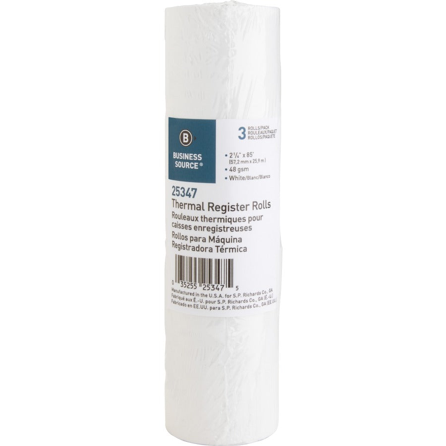 business-source-thermal-paper-2-1-4-x-85-ft-48-g-m2-grammage-smooth-3-pack-white_bsn25347 - 3