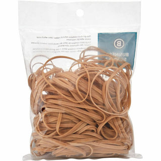 Business Source Rubber Bands - Size: #32 - 3" Length - 125 mil Thickness - 237 / Pack - Natural