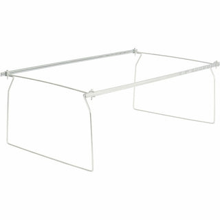 Business Source Premium File Folder Frames - Legal - Metal - Stainless Steel - 6 / Box