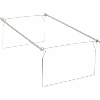 Business Source Premium File Folder Frames - Legal - Metal - Stainless Steel - 6 / Box
