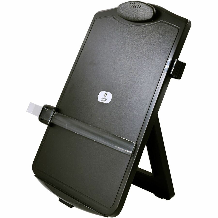 Business Source Easel Document Holder - 10" x 2" x 14" x - 1 Each - Black