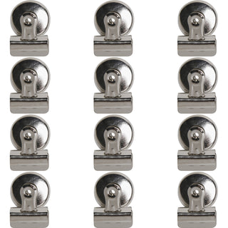 business-source-magnetic-grip-clips-no-1-13-width-for-paper-magnetic-backing-heavy-duty-12-box-silver_bsn58504bx - 1