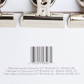 Business Source Magnetic Grip Clips Pack - No. 2 - 2.3" Width - for Paper - Magnetic, Heavy Duty - 12 / Box - Silver