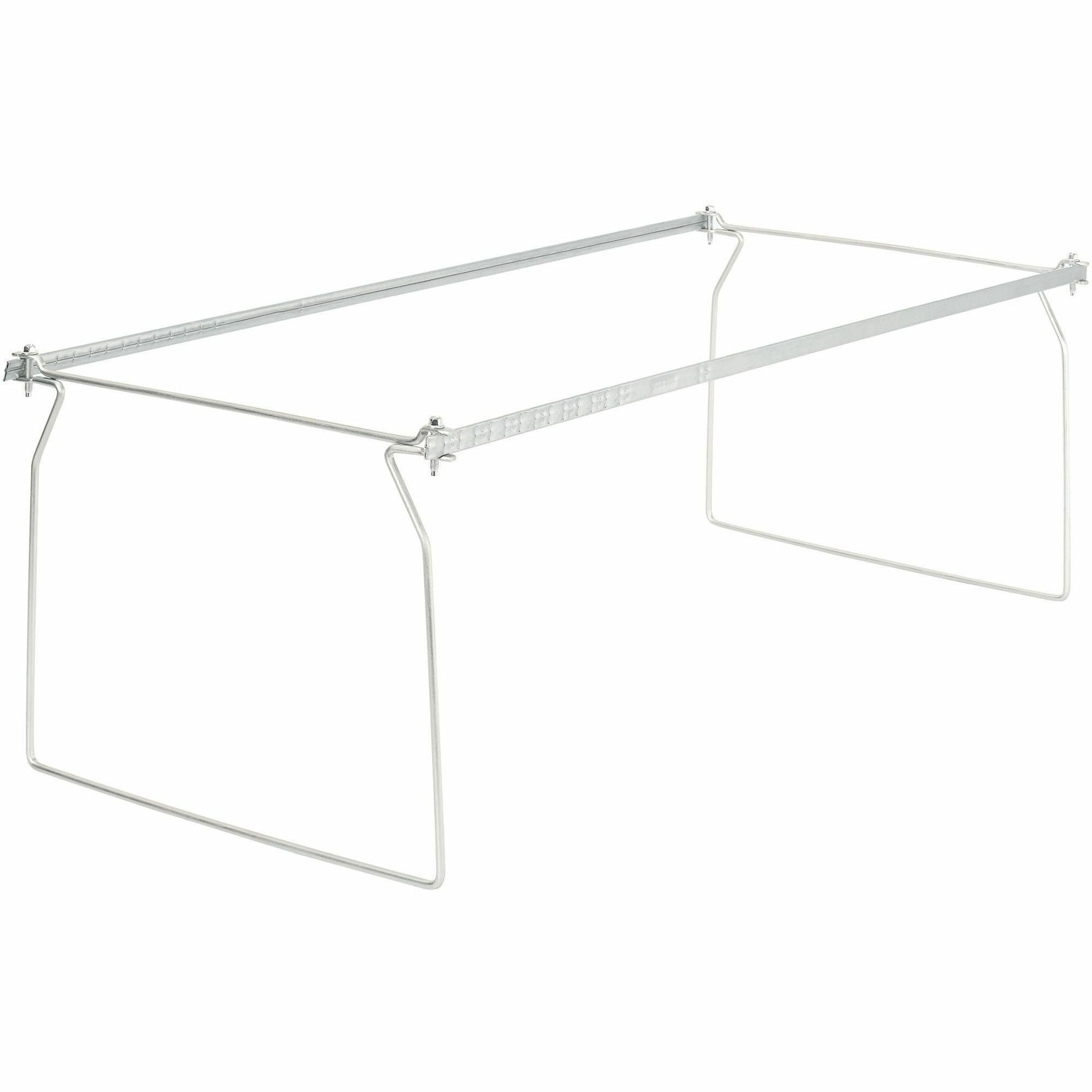 Business Source File Frame - Letter - Metal, Stainless Steel - Silver - 1 Each