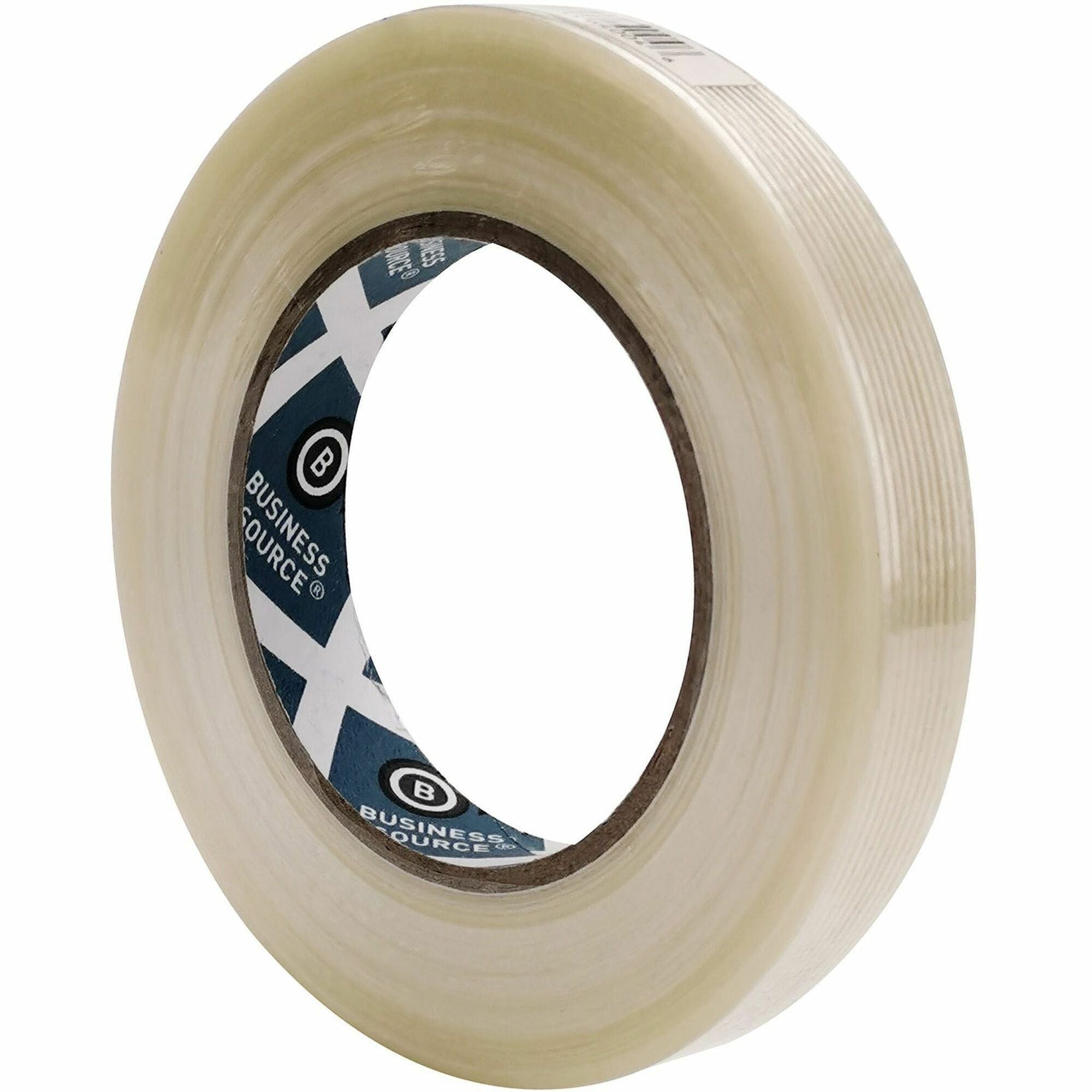 Business Source Filament Tape - 60 yd Length x 0.75" Width - 3" Core - Fiberglass Filament - For Reinforcing - 1 / Roll - White
