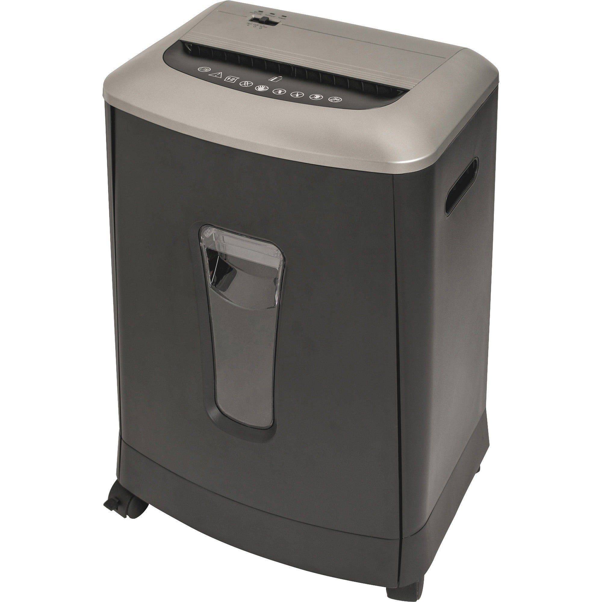 business-source-light-duty-cross-cut-shredder-non-continuous-shredder-cross-cut-12-per-pass-for-shredding-paper-credit-card-staples-paper-clip-p-3-866-throat-3-minute-run-time-30-minute-cool-down-time-423-gal-wastebin-capacity_bsn70000 - 2