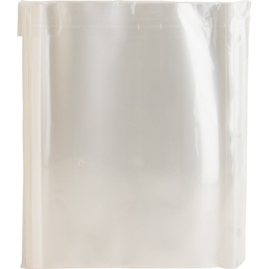 Business Source Heavy-duty Sheet Protectors - 8.5" Width - 100 x Sheet Capacity - Ring Binder - Top Loading - Clear - 25 / Pack