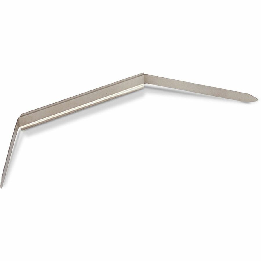 Business Source Prong Fastener Base - for Paper - 100 / Box - Silver